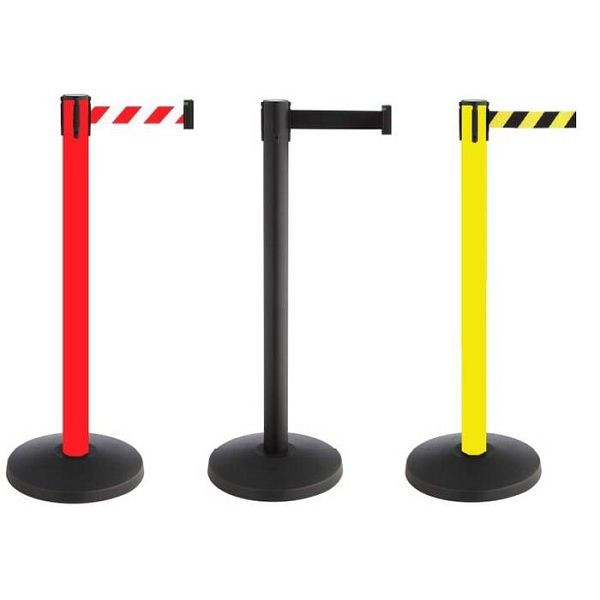 Stein HGS Personenleitsystem -P-Line Allround-, schwarz/gelb diagonal (schraffiert), schwarz, 34865-0202