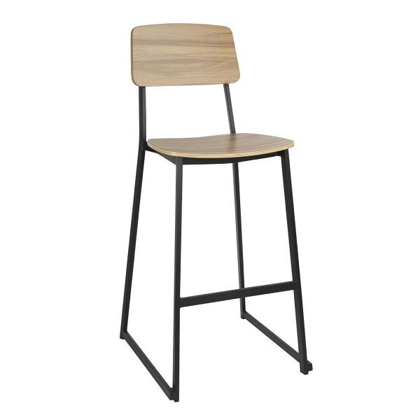 Bolero Beaufort Hochhocker aus Holz für den Innenbereich (2er-Pack), FU525