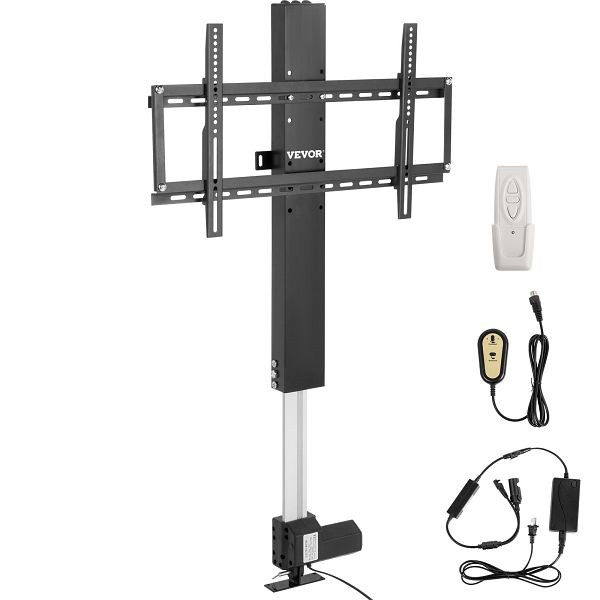 VEVOR Elektrisch höhenverstellbarer TV Lift Standfuß Flachbildschirme 80cm, DSZJ800MM60YC0001V2