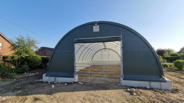 Covertop R920, Rundbogenhalle ca. 9,15 x 20 x 4,5 m, RU9204502RGW