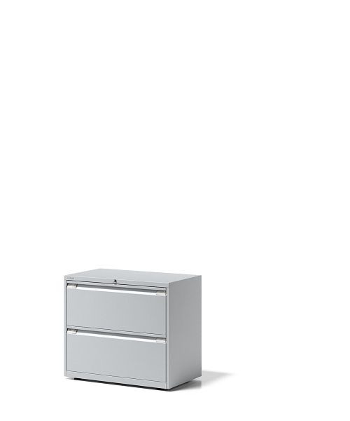 Bisley Schubladenschrank Essentials, 2 Schubladen à H 304 mm, lichtgrau, YESF0807645