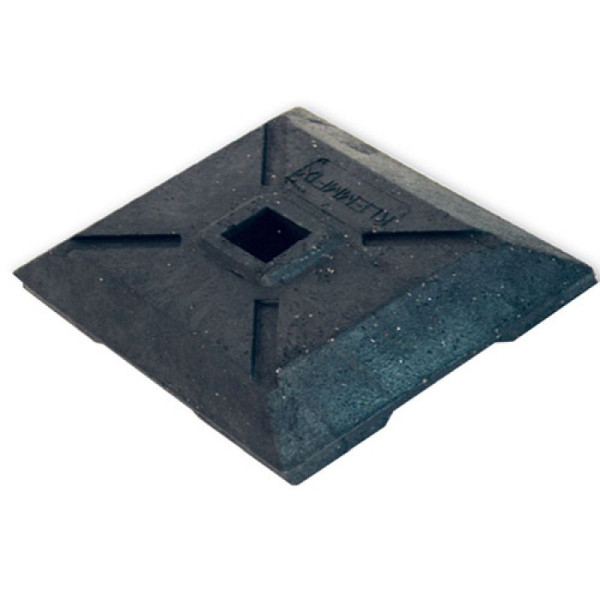 Stein HGS Bakenständerfußplatte, Einstecktasche 60 x 60 mm, 38000