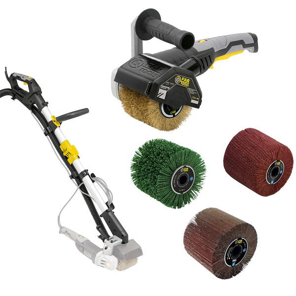 Fartools Elektrischer Holz-Renovierungsset REX120D für Terrassen, Fassaden & Holzoberflächen, 615142