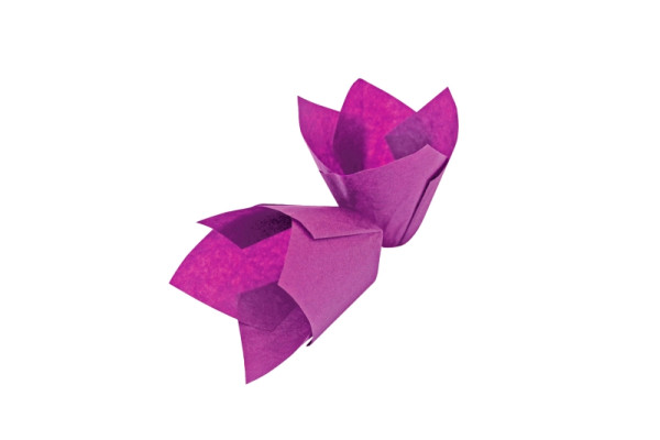 Schneider Muffinform Tulpe pink, Boden 50 mm, Höhe 55 mm, VE: 1000 Stück, 122277