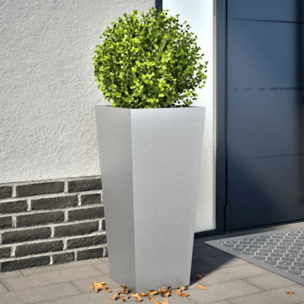 vidaXL Pflanzkübel 2 Stk. 35x35x75 cm Verzinkter Stahl, 851091
