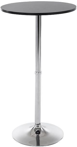 CLP Stehtisch rund, schwarz, Ø 60 cm, 1025101, 4250420254194