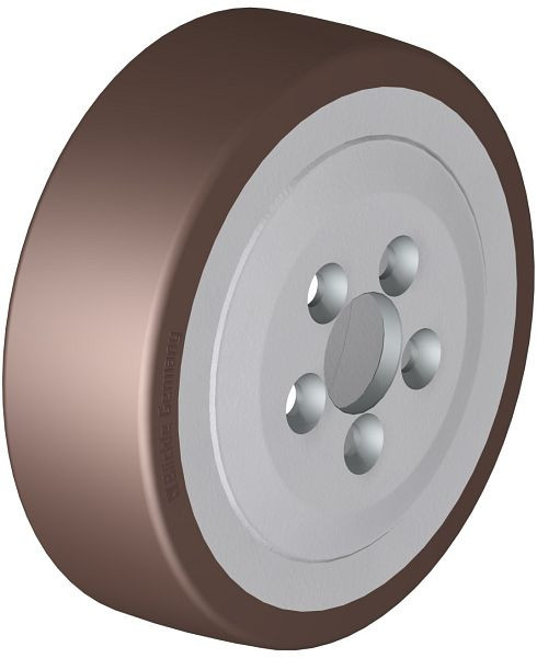Blickle RB 230x75/45-5 Rad aus Blickle Besthane®, Braun, 737781