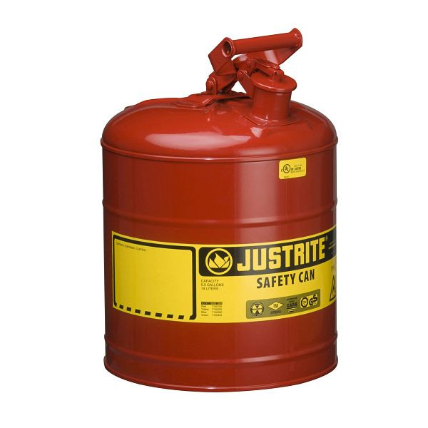 Justrite Sicherheitsbehälter Typ I 1001, 42.9cm x 42.9cm, Rot, JCN7150100