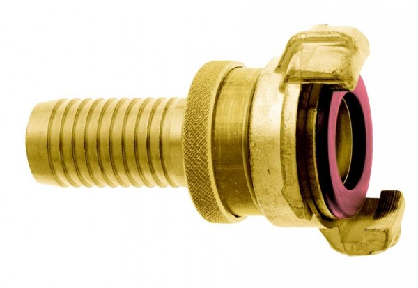 GEKA plus-Schlauchstück "SH - K", 3/4" - 19mm MS DVGW VP550, VE: 5 Stück, 02.4103