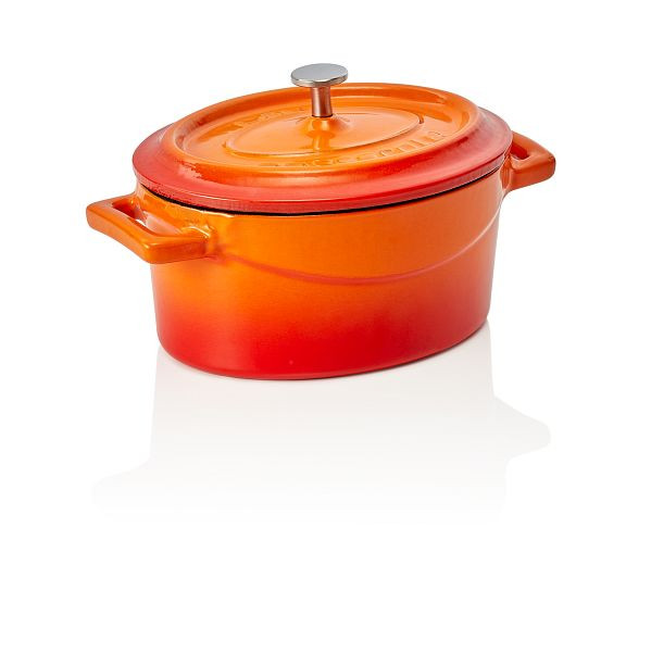 WAS Cocotte LxBxH: 12,5 x 10 x 6 cm, Farbe: orange, 363701012