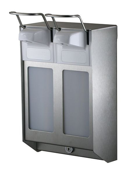 All Care MediQo-line Desinfektion/Seifenspender DUO KH 500 ml Edelstahl, 8310