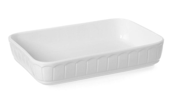 Hendi Ofenform Porzellan Rustica, rechteckig, LxBxH: 335x232x62 mm, 786376