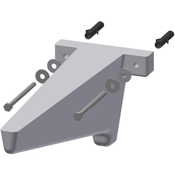 KWC Konsole, VARIUS, MIRANIT, weiß, 160x170x445 mm, mit Gefälle, 2030024111