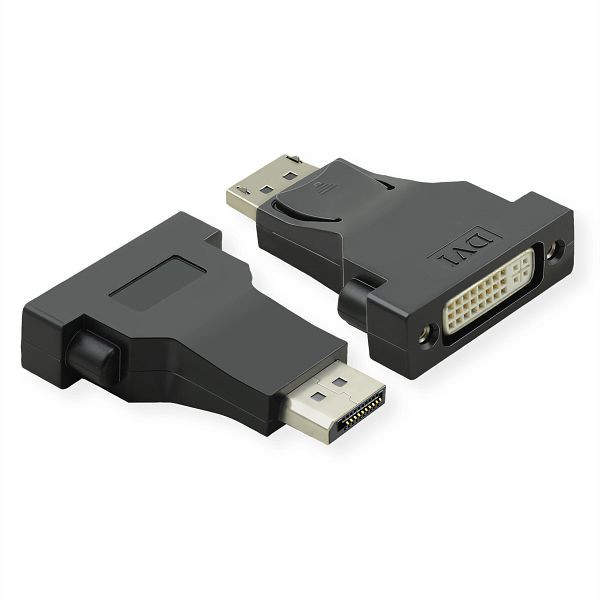 VALUE DisplayPort-DVI Adapter, DP Stecker-DVI Buchse, Gewicht: 23.1 g, 12.99.3157