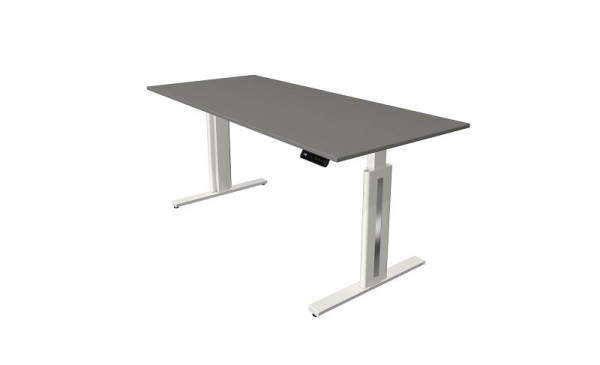 Kerkmann Sitz-/Stehtisch Move 3 fresh, B 1800 x T 800 mm, elektrisch höhenverstellbar von 720-1200 mm, grafit, (Montage), 10185212-1