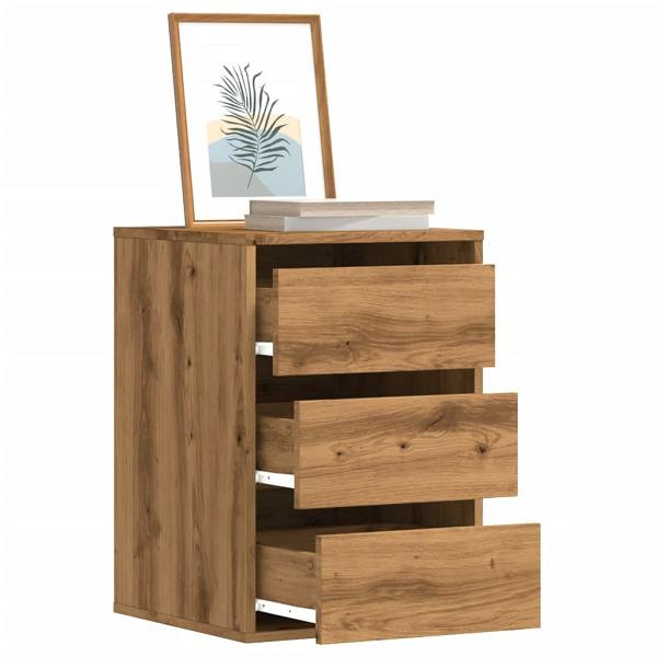 vidaXL Kommode Artisan-Eiche 40x41x58 cm Holzwerkstoff, 852842