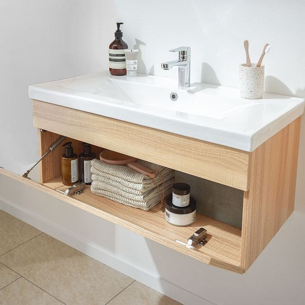 HOME DELUXE Badezimmermöbel WANGEROOGE BIG - S Holz, 11103