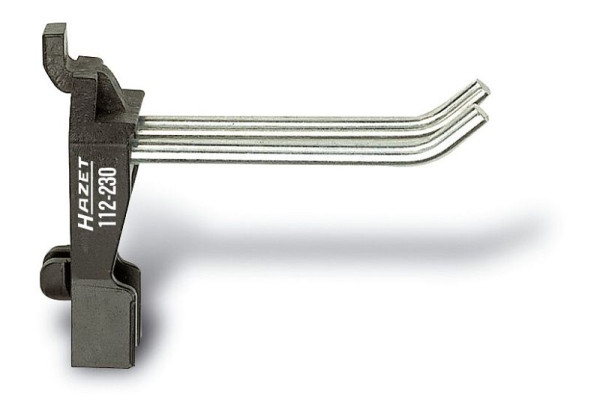 Hazet Werkzeug Halter, Doppel-Haken, 60 mm lang, 112-260