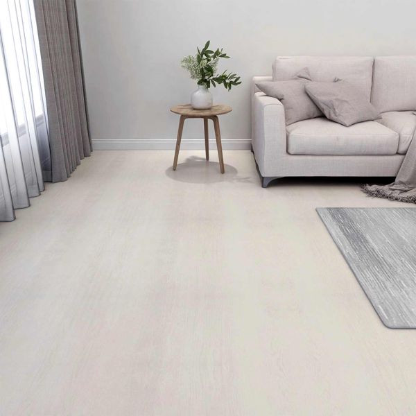 vidaXL Bodenplanken 55-teilig Beige 5,11 m² PVC, 42046327