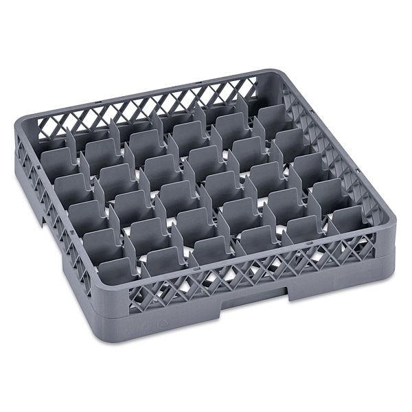 WAS Dish Rack 98 Gläserkorb mit 36 Einteilungen, 7,5 x 7,5 x 8,7 cm, Polypropylen, 9860036