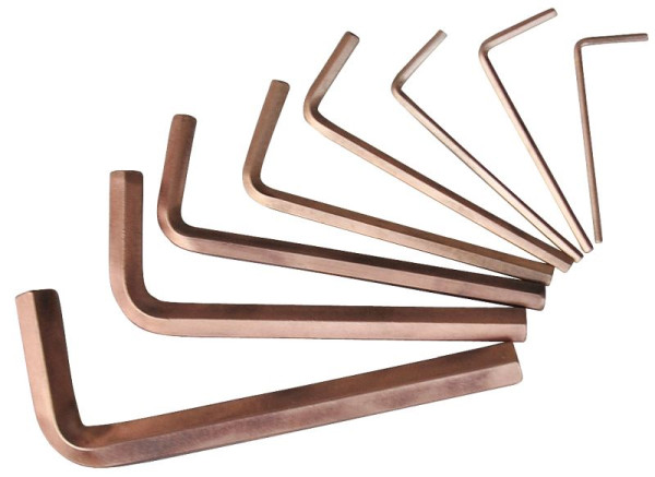 KS Tools BRONZEplus Innensechskant-Winkelstiftschlüssel-Satz lang 9-teilig, 963.1516