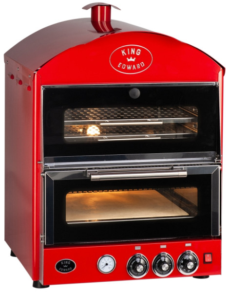 Neumärker King Edward Vintage Pizzaofen PK1W, mit Warmhaltefach, 05-51229