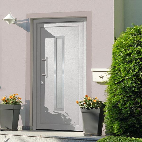 vidaXL Haustür Farbe Weiß 98x208 cm, 279226, 8719883820934