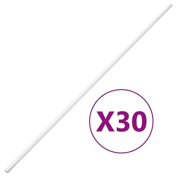 vidaXL Installationsrohre 15x10 mm 30 m PVC, Material: PVC, 155925