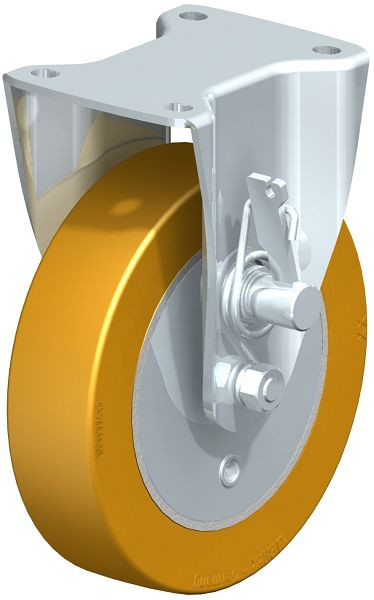 Blickle BH-GTH 200K-TML Bockrolle mit Totmannbremse, Blickle Extrathane®, Hellbraun, 839050