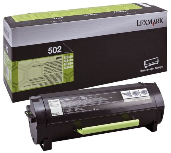 LEXMARK Original Toner-Kit schwarz return program (0050F2000,050F2000,50F2000,502,NO502), 50F2000