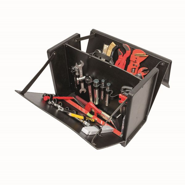 BRINKO Rindsleder & ABS Werkzeugkoffer Premium „Sanitär, Werkzeugset, 7362