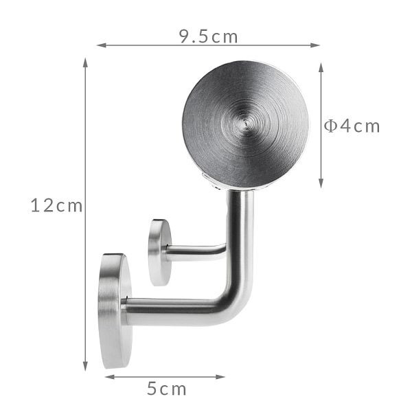 monzana Handlauf Edelstahl 4,2x100cm erweiterbar Pack 1, 108096