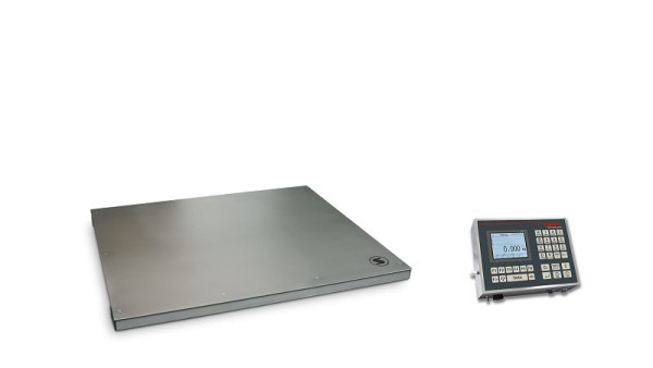 Soehnle Bodenwaage Edelstahl eichfähig, mit Terminal 3025, Höchstlast: 600kg, Ziffernschritt: 100/200 g, 1500 x 1250 mm, 7787.22.001