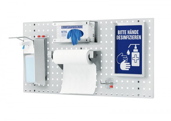 Kappes RasterPlan Lochplatte Modell 1 1000 x 450 mm RAL 7035 RAL 7035, 4001.10.1013