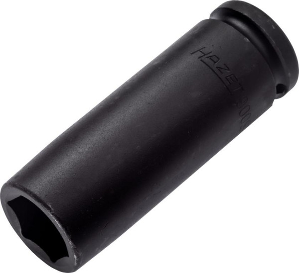 Hazet Schlag-, Maschinenschrauber Steckschlüsseleinsatz, Sechskant, Vierkant hohl 12,5 mm, 19 mm, Lange Ausführung, 900SLG-19
