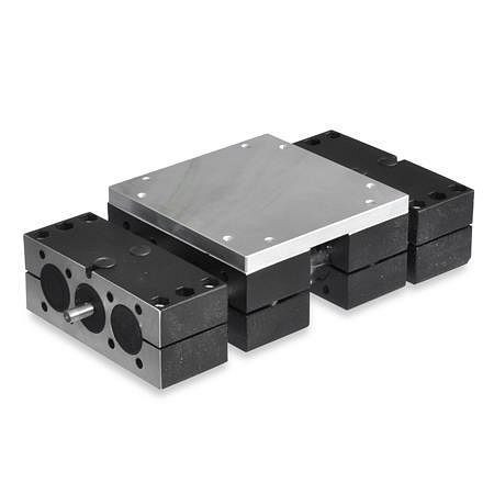 Ganter Doppelrohr-Lineareinheiten, Doppelschlitten (GN 492-30-150-R1-SCR), 492-30-150-R1-SCR
