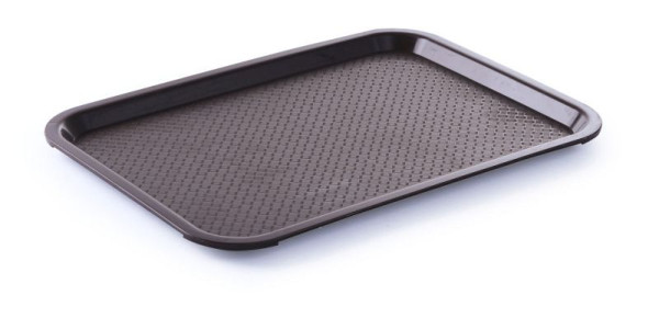 Hendi Serviertablett, LxBxH: 305x415x20 mm, Braun, Fast Food Tablett, 878941