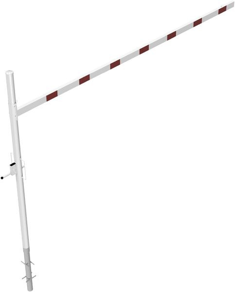 Schake Höhenbegrenzer drehbar zum Einbetonieren, Querrohrlänge: 4500 mm, mit Profilzylinderschloss, zum Einbetonieren, 417_451ZB