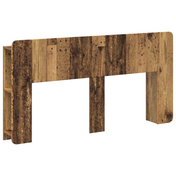 vidaXL Kopfteil Schrank mit Speicher Altholz Holzwerkstoff, 8001217