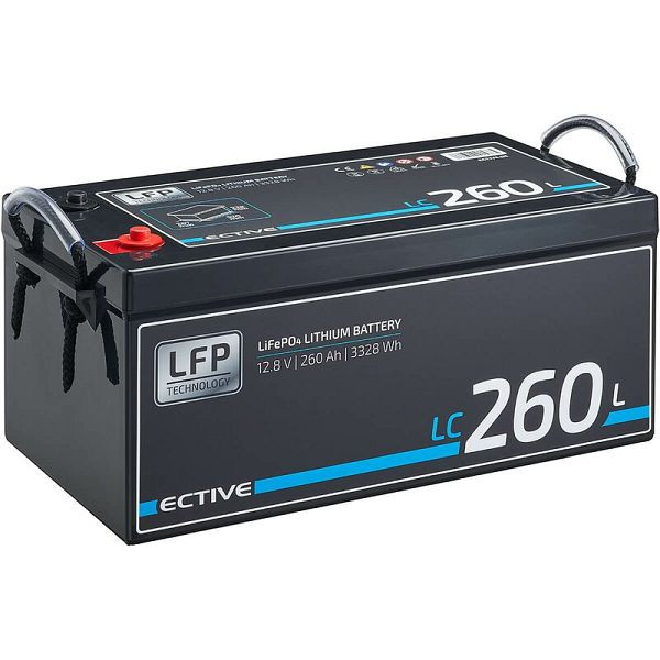 ECTIVE LC 260L 12V LiFePO4 Lithium Versorgungsbatterie 260 Ah, TN3488