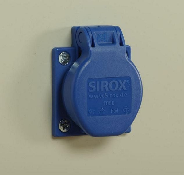 KLW Schukosteckdose 220 Volt, mit Klappdeckel, 05/02201-V