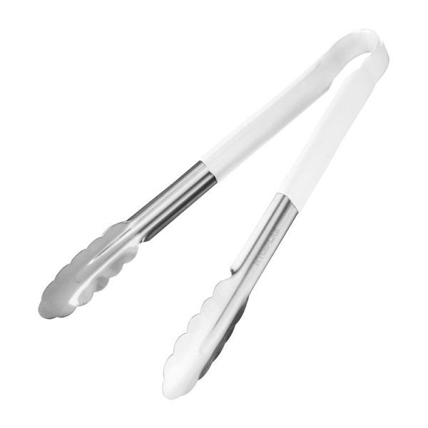 Hygiplas farbcodierte Servierzange weiß 30cm, FX130, 5050984684319