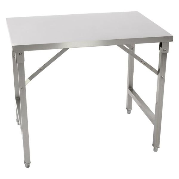 ALLPAX Edelstahlarbeitstisch klappbar1000 x 700 x 850, 10020791
