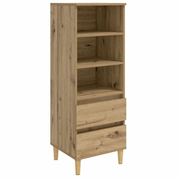 vidaXL Highboard Artisan-Eiche 40 x 36 x 110 cm Holzwerkstoff, 8009866