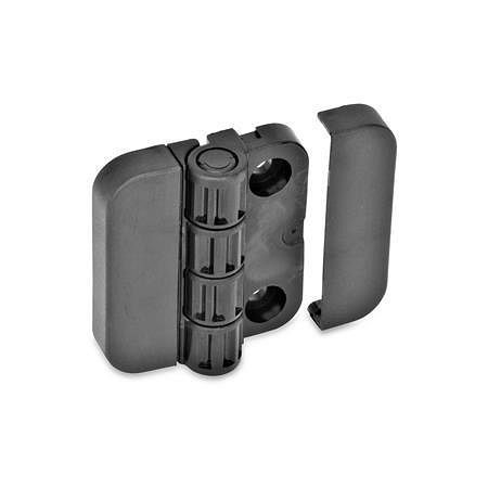 Ganter Scharniere mit Raststellungen, Kunststoff (GN 122.1-45-50-SH), VE: 25 Stück, 122.1-45-50-SH