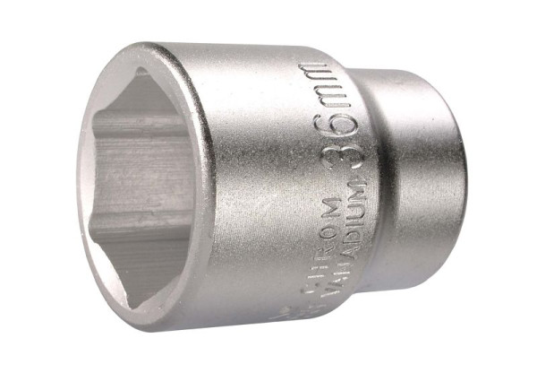 SW-Stahl Steckschlüsseleinsatz, 3/4", 36 mm, Chrom-Vanadium-Stahl, 07660L-36