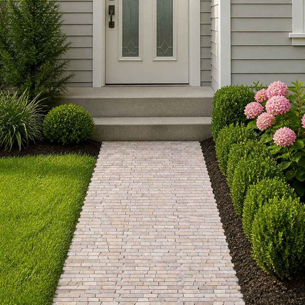 vidaXL Mosaikfliesen Creme 30 x 30 cm Marmor, 42033523