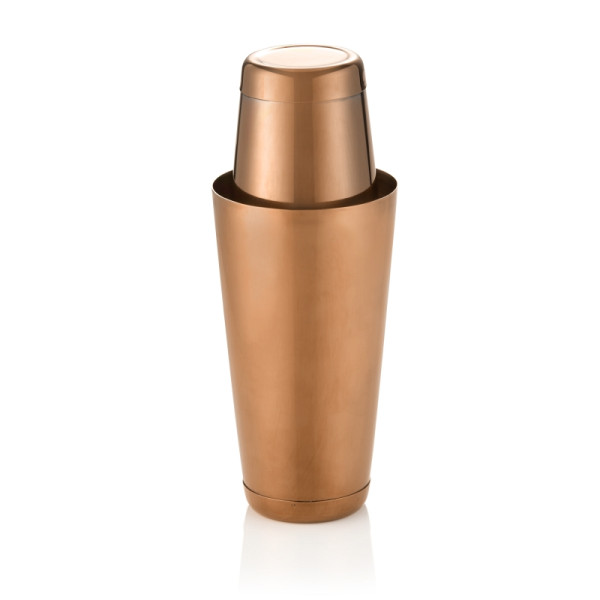 WAS Shaker Tin Tin, 0,4/0,75 L, Ø 8,5/9,5 cm, bronze, Chromnickelstahl, PVD Beschichtung, 1523275
