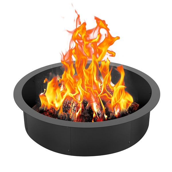 VEVOR Feuerstelle Feuerring Kamin Lagerfeuer φ1143mm für Garten Terrasse, YXHH31INCH158OEESV0