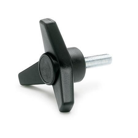 Ganter Dreisterngriffschrauben (GN 5330-45-M6-20), VE: 25 Stück, 5330-45-M6-20